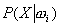 P(X|Wi)